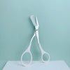 Pink Eyebrow Scissors with Comb