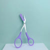 Pink Eyebrow Scissors with Comb