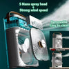 3-in-1 Portable Air Cooler Fan & Humidifier with 7-Color LED Light