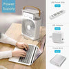 3-in-1 Portable Air Cooler Fan & Humidifier with 7-Color LED Light