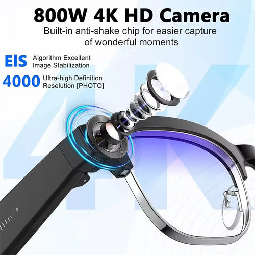 2026 Smart AI Camera Glasses with 800W Pixel Camera